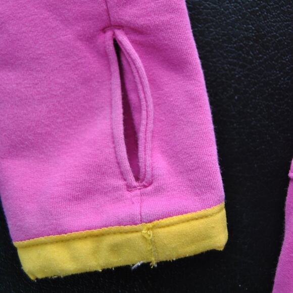 Live Strong Small Pink, Black & Yellow Nike Full Zip Up Hoodie - Picture 7 of 8
